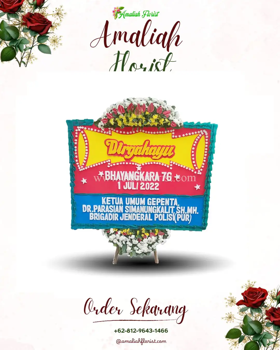 Papan Bunga HUT Ulang Tahun Jenggawah